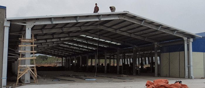 Thanh lý khung nhà xưởng cũ chất lượng, giá cả hợp lý