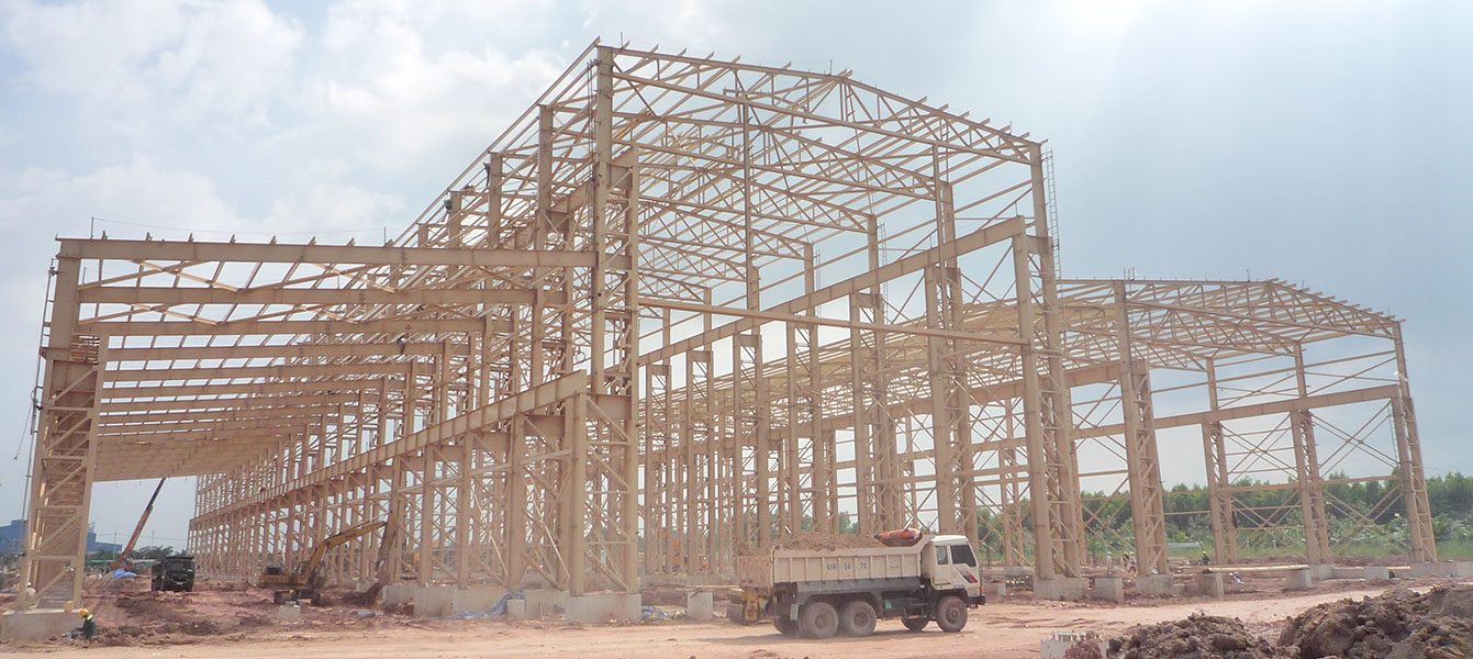 Nhà thép tiền chế Nhà thép tiền chế