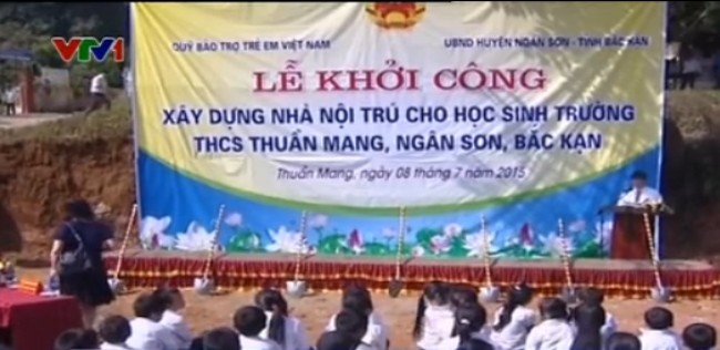 khởi công nhà nội trú