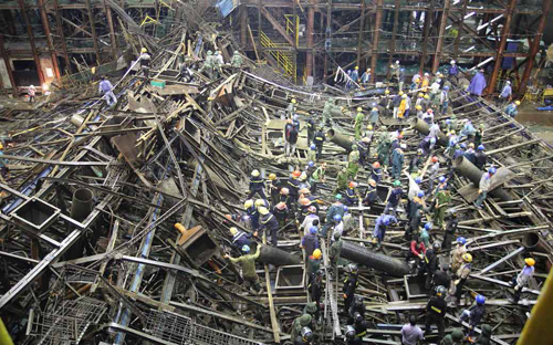 sập giàn giáo fomosa hà tĩnh